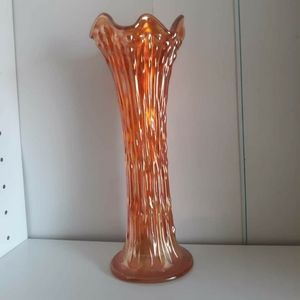 Antique carnival glass Fenton Glass Company Flower Vase